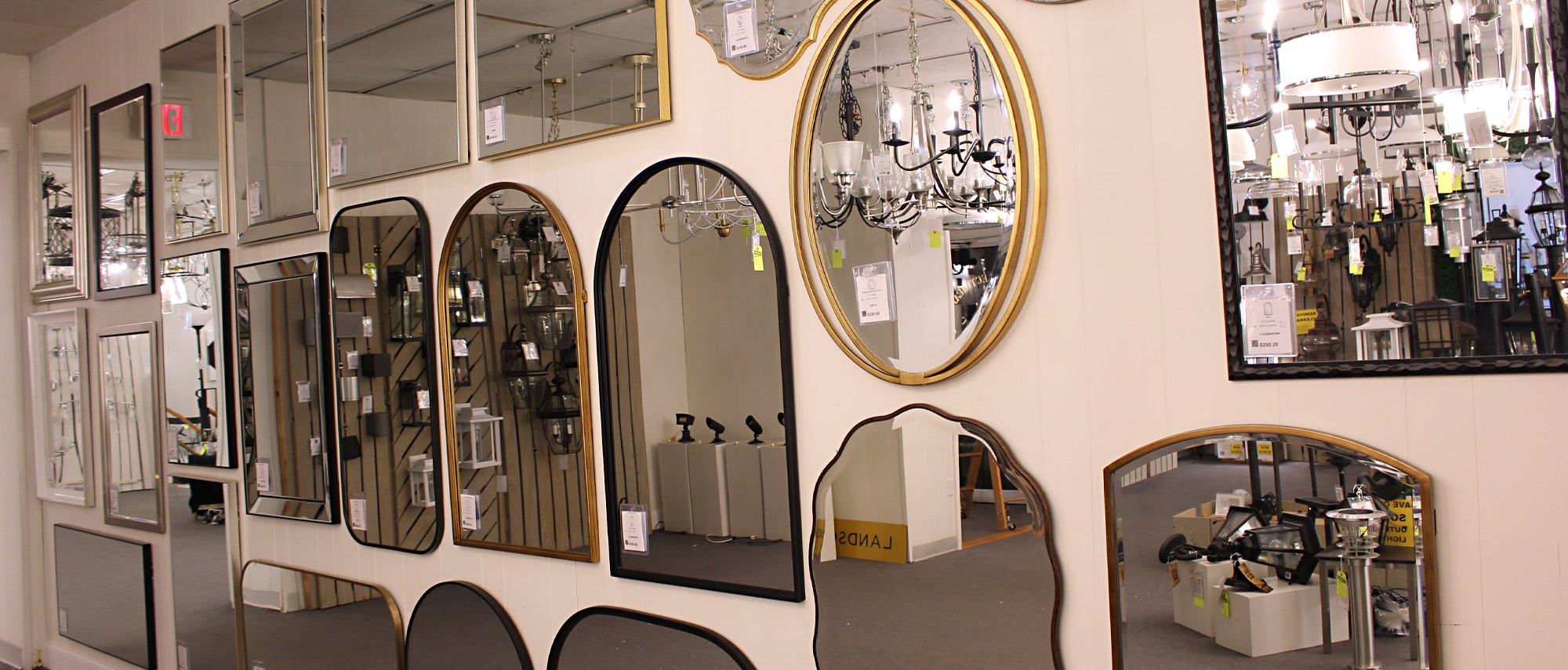 Newton Electric Pictures and Mirrors